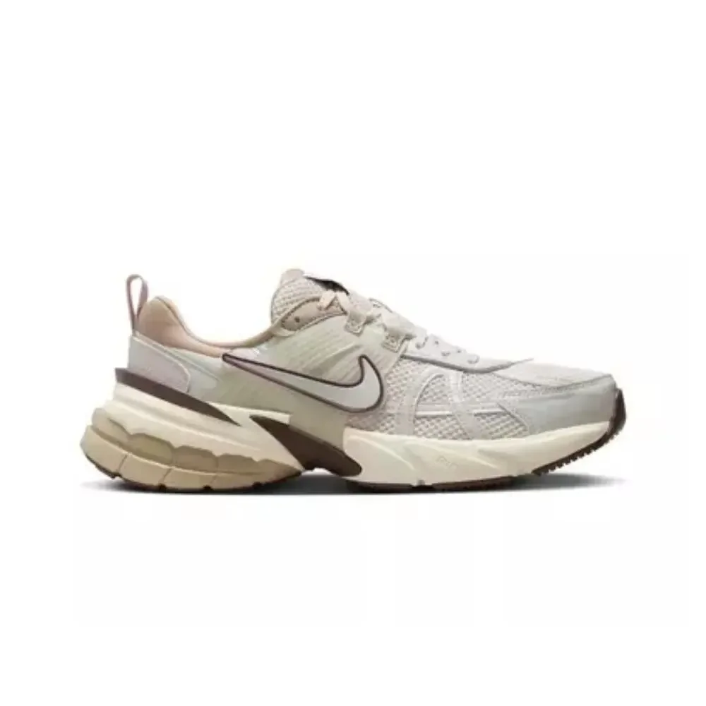 Nike V2K Run "Lt Orewood Brn/Light Bone/Khaki/Earth" Sneaker Womans Size 12 - Picture 2 of 7